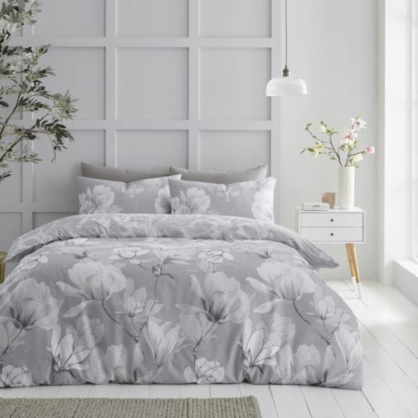 Magnolia Dream Printed Duvet Set - Image 2