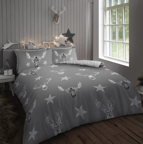 Soul Star Stag Printed Duvet Set - Image 1