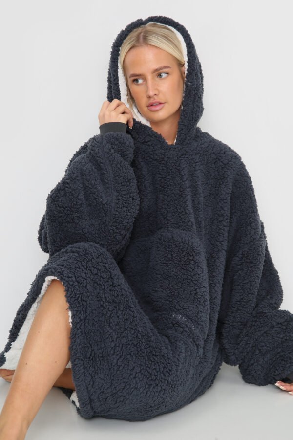 Teddy Plain Hoodie - Image 10