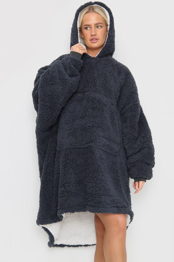 Teddy Plain Hoodie - Image 9