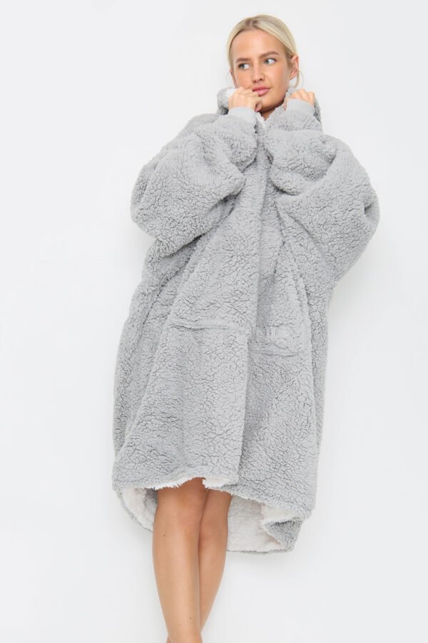 Teddy Plain Hoodie - Image 13