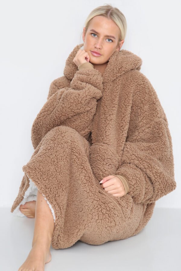 Teddy Plain Hoodie - Image 21