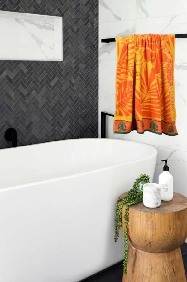Tropical Leaf Beach Towel