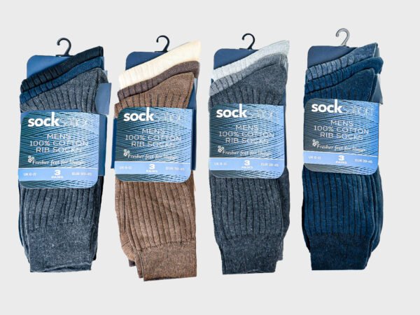 12 Pack Men's Cotton Socks product photo