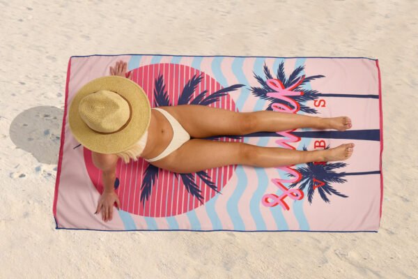 Summer Vibes Printed Beach Towel