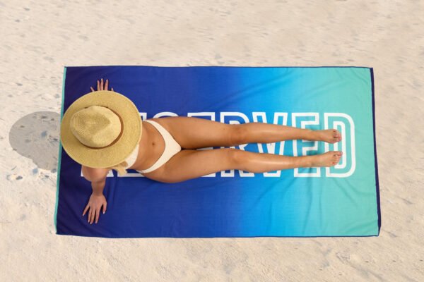 Reserved Printed Beach Towel - Image 4