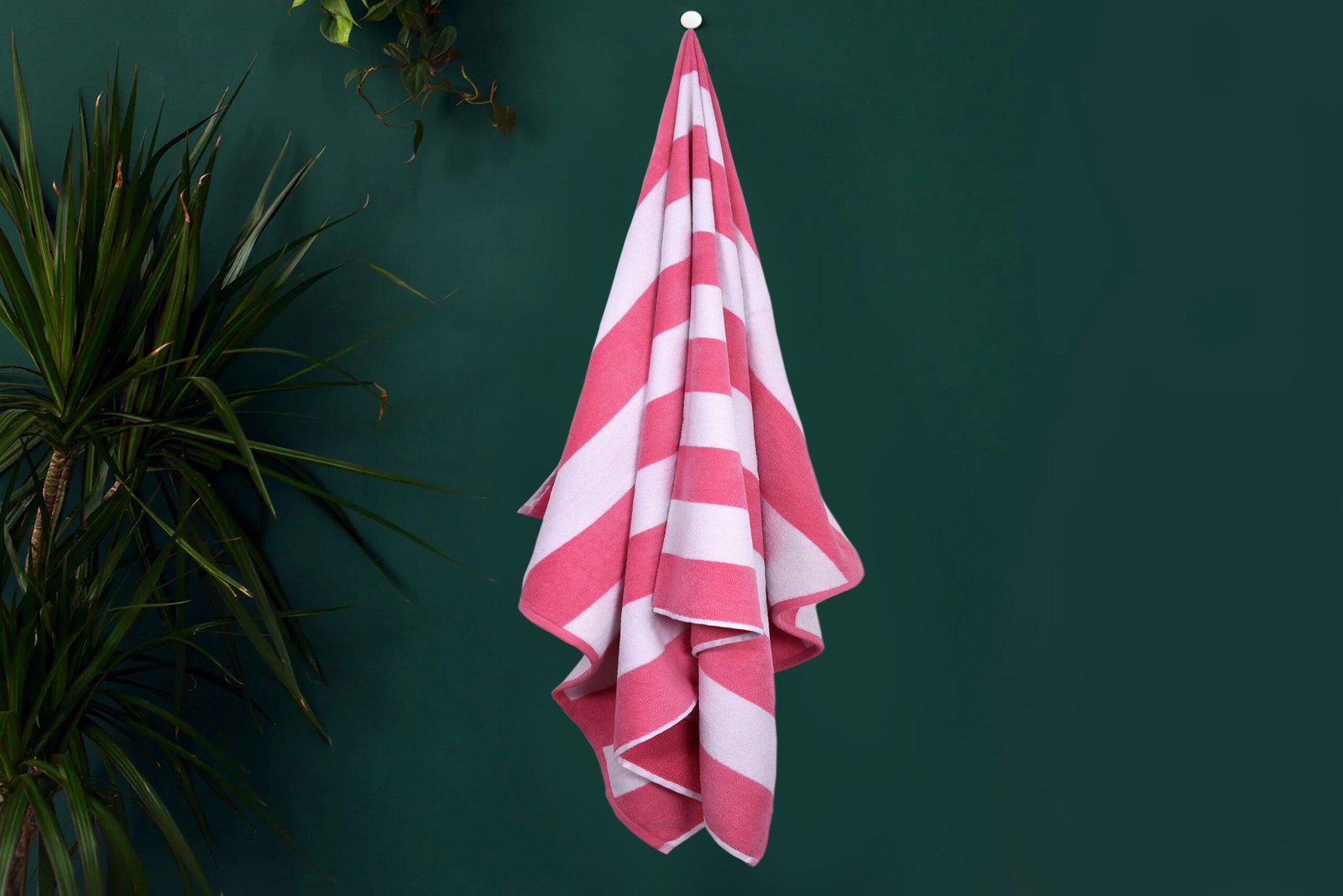 Broady Stripe Pink Beach Towel