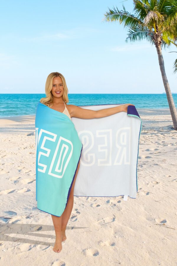 Reserved Printed Beach Towel - Image 3