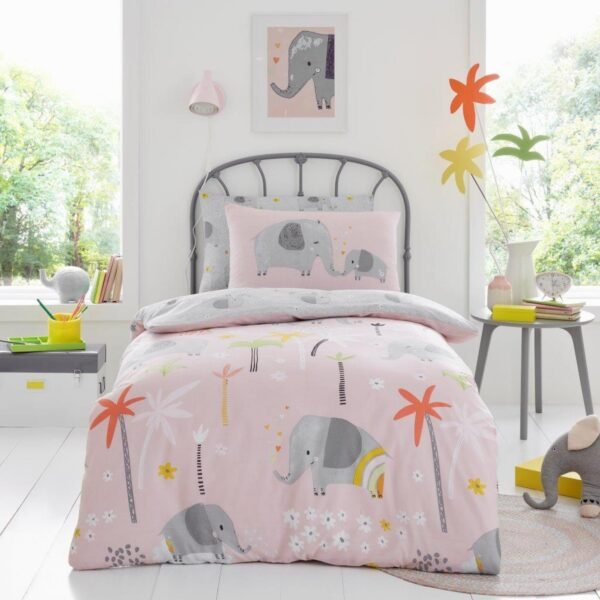 Kids Elephant Friends Duvet Set - Image 2