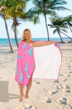 Spotty Leopard Printed Beach Towel - Image 3