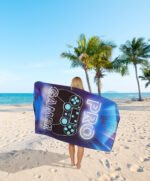 Pro Gamer Printed Beach Towel - Image 2