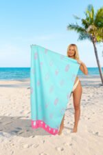 Lolly Printed Beach Towel