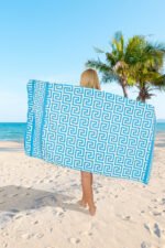 Greek Printed Beach Towel - Image 2