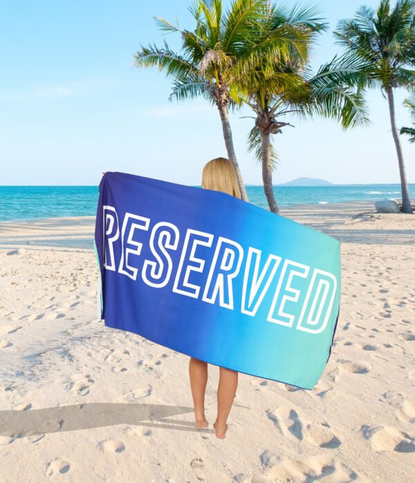 Reserved Printed Beach Towel - Image 2