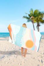 Good Time & Tan Lines Printed Beach Towel - Image 2