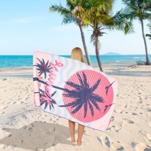 Summer Vibes Printed Beach Towel