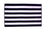 Broady Stripe Navy Beach Towel