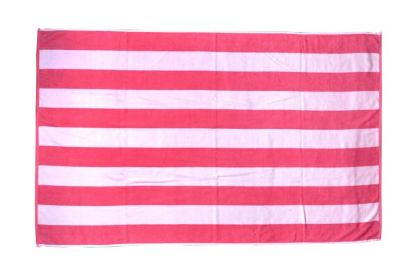 Broady Stripe Pink Beach Towel