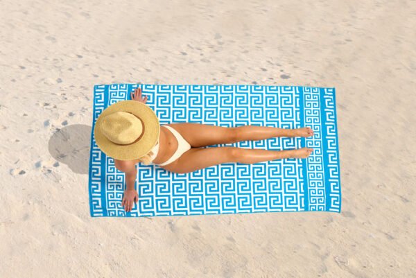 Greek Printed Beach Towel - Image 4