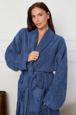 Hampton Shawl Collar Bathrobe - Image 7