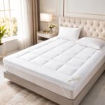 Extra Comfort Striped Mattress Topper 4 Inch / 10 Cm