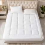 Extra Comfort Striped Mattress Topper 4 Inch / 10 Cmv