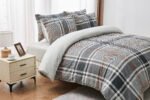 Conall Check Printed Duvet Set