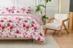 Naomi Pink Printed Duvet Set
