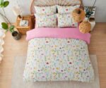 Wild Flower Reversible Duvet Cover Set