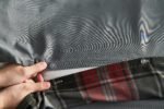 Scottish Tartan Check Reversible Duvet Cover Set Charcoal