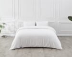 Luxury Textured Duvet Cover Set White - Image 2