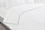 Luxury Textured Duvet Cover Set White - Image 5
