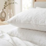 Premium Terry Waterproof Pillow Protector - White