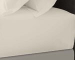 200 Thread Count Fitted Sheet - Cream - Image 2