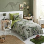 Kids Dino Adventure Duvet Cover Set – Multi
