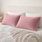 Premium Soft Teddy Fleece Pillows - Pink