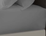 200 Thread Count Fitted Sheet - Grey - Image 2