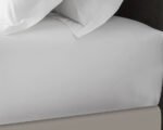 200 Thread Count Fitted Sheet - White - Image 2