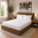 Microfibre Deep Fitted Sheet - White