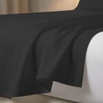 Luxury 200 TC Flat Sheet - Black - Image 5
