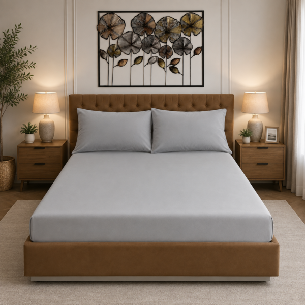 Comfort Soft Touch Deep Fitted Sheet - Grey