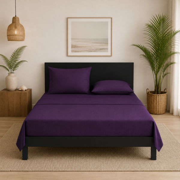 Super Soft Breathable Flat Bed Sheet