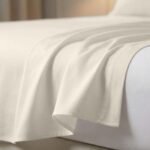 Luxury 200 TC Flat Sheet - Cream - Image 5