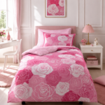 Modern Kids Blossom Duvet Cover Set – Blush Pink
