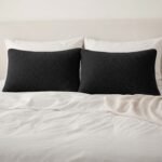 Premium Soft Teddy Fleece Pillows - Black - Image 2