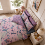 Peacock Botanical Duvet Cover Set Multi