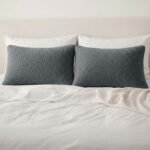 Premium Soft Teddy Fleece Pillows - Charcoal - Image 2