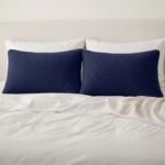 Premium Soft Teddy Fleece Pillows - Navy - Image 2