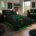Luxury Gamer Printed Duvet Cover Set - Multi