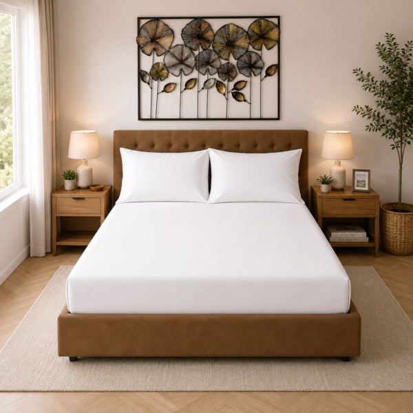 Comfort Soft Touch Deep Fitted Sheet - White